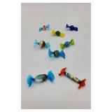 8 Pieces Of Murano Candy.