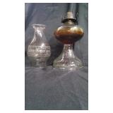 Oil Lamp With Globe.