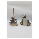 Bear Paper Towel & Utensil Holder.
