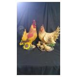 Composite Hen & Rooster.