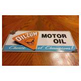 Oilzum Motor Oil Metal Sign