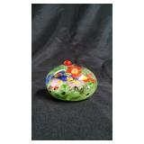 Floral Lady Bug Paperweight.