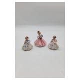 3 Porcelain Figurines