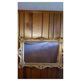 Gold Wall Mirror & Picture Frame