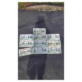 (10) Tennessee License Plates