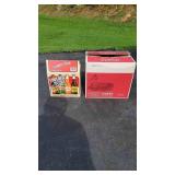 2 Boxes Misc. Soda Bottles