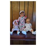 3 1950s Dolls