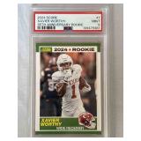 Xavier Worthy 35th Anniversary Rookies PSA 9