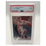 2019-20 Panini Mosaic #223 Tyler Herro PSA 9