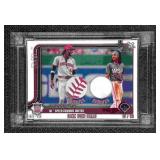 De LA Cruz /C.J. Abrams Game Used 19/39