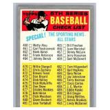 5th Series Checklist 460-546 1970 Topp