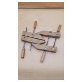 Box Of Wooden Handscrew Clamps