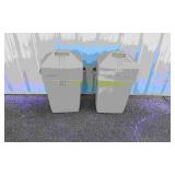 2 Sears Trash Cans With Lids