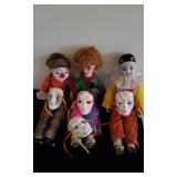 80's Porcelain Clowns & Facemasks