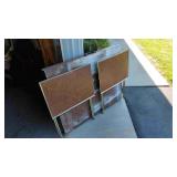 6' Metal Folding & 2 TV Trays Table.