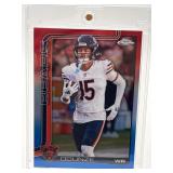 Rome Odunze Red White and Blue Refractor