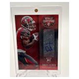 Robert Herron Rookie Signatures Platinum Red #/50