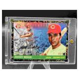 Johnny Bench Black Toile /10