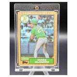 Mark McGwire Rookie Card