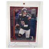 Caleb Williams Football Leather Refractor