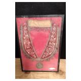 Odd Fellows Regalia W/ 1883 A. Jackson Peace Medal