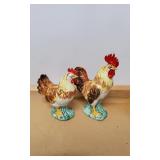 2 Cereamic Chickens. Marked Japan.