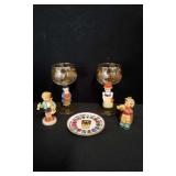 Vintage Goebel Hummel Wine Goblets.