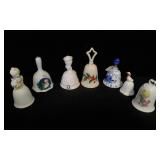 Collecion Of 7 Ceramic Bells.