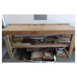 Wood Work Bench.