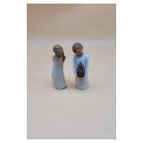 2 Willow Tree Figurines