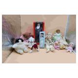 Dancing Santa Doll & Various Plush Toys