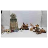 Various Figurines & Decor Items