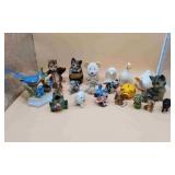 Various Ceramic Animal Figurines