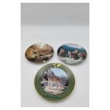 3 "Charles Frace" Inspired Plates