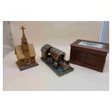 2 Music Boxes & Jewlerly Box