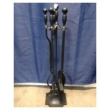 Cast Iron Fireplace Tool Set