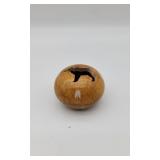 Hand Carved Natural Gourd Vessel