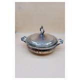 Silver Plated Lidded Serving Bowl