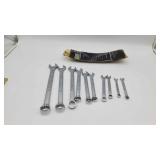 Sears Craftsman 10 Piece Combination Wrench Set