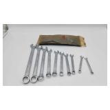 Sears Craftsman 10 Piece Combination Wrench Set