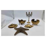 Various Brass Decor Items