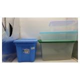 4 storage Totes with Lids