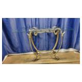 Glass-Top Console Table