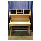 Mission-Style Wooden Student Computer Desk
