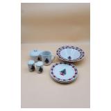 Folk Craft Holiday Homecoming Plates, Bowls, Misc