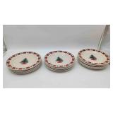 Folk Craft, Holiday Homecoming 10.25" Plates