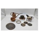 Silver Plated & Copper Metalware Pieces