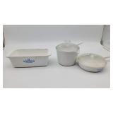 3 Corning Ware Baking Dishes