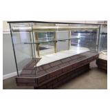 Glass and Brick 2 Shelff Retail Display Showcase