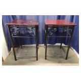 Two-Matching Mixed-Material Accent Tables